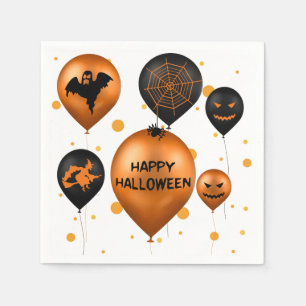 Happy Halloween Party-ballonnen Servetten