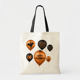 Happy Halloween Party-ballonnen Tote Bag