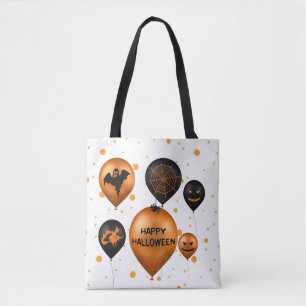 Happy Halloween Party-ballonnen Tote Bag