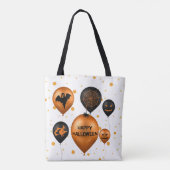 Happy Halloween Party-ballonnen Tote Bag (Achterkant)