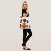 Happy Halloween Party-ballonnen Tote Bag (Op model)