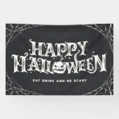 Happy Halloween Party Banner (Horizontaal)
