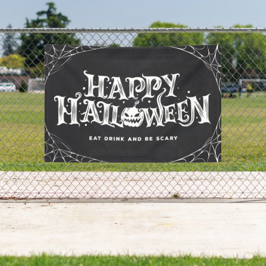 Happy Halloween Party Banner (Insitu)