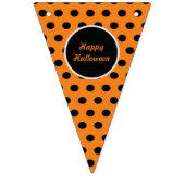 Happy Halloween Party Banner (Sinaasappel & Zwart) (Eerste vlag)
