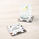 Happy Halloween Party Bier Onderzetter (Rechterzijde)