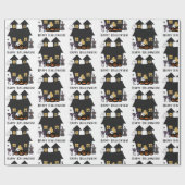 Happy Halloween Party Cadeaupapier (Vlak)