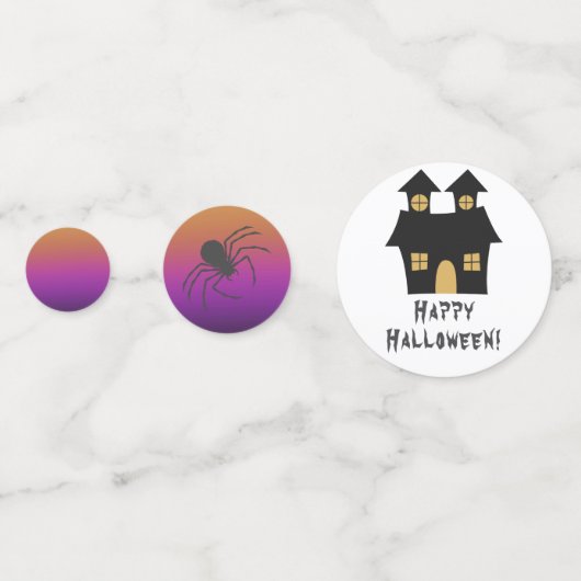 Happy Halloween Party Confetti (Voorkanten)