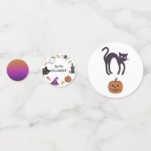 Happy Halloween Party Confetti (Achterkanten)