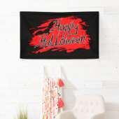 Happy Halloween party decor eng binnenshuin buiten Spandoek (Insitu)