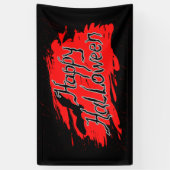 Happy Halloween party decor eng binnenshuin buiten Spandoek (Verticaal)