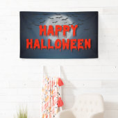Happy Halloween Party gothic creepy red bloed Spandoek (Insitu)