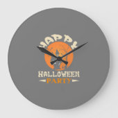 Happy Halloween Party Grote Klok (Voorkant)