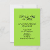 Happy Halloween | Party Invitation Martini Glass Kaart (Achterkant)