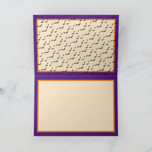 Happy Halloween Party Kaart (Binnen)