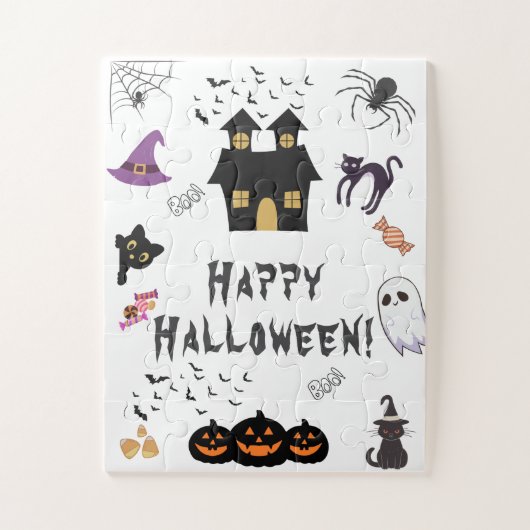 Happy Halloween Party Legpuzzel (Verticaal)
