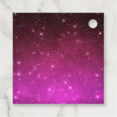 Happy Halloween Party Mummy Pink Bedankjes Labels (Achterkant)