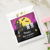 Happy Halloween Party Mummy Pink Bedankzakje (Gezegeld)