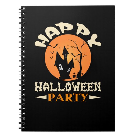 Happy Halloween Party Notitieboek (Voorkant)