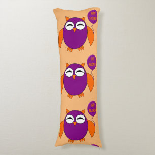Happy Halloween Party Owl Body Pillow Lichaamskussen