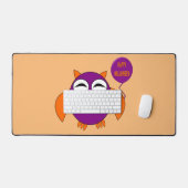 Happy Halloween Party Owl Bureaumat (Keyboard & Muis)