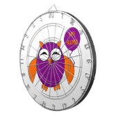 Happy Halloween Party Owl Dart Board Dartbord (Voorkant Rechts)