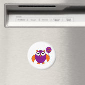 Happy Halloween Party Owl Magnet (Insitu (Vaatwasser))