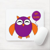 Happy Halloween Party Owl Mousepad Muismat (Met muis)