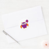 Happy Halloween Party Owl Stickers (Envelop)