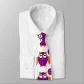 Happy Halloween Party Owl Stropdas (Gebonden)