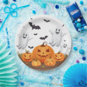 Happy Halloween Party Papieren Bordje (Feest)