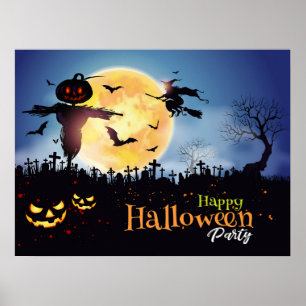 Happy Halloween Party Poster