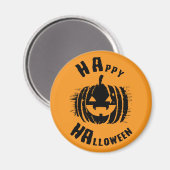 Happy Halloween Party Pumpkin Magneet (Voorkant / Achterkant)