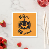 Happy Halloween Party Pumpkin Servet (Insitu)
