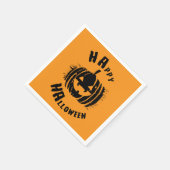 Happy Halloween Party Pumpkin Servet (Hoek)