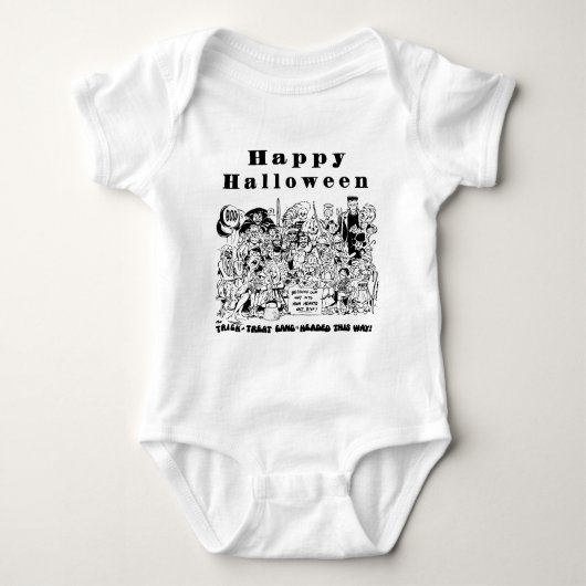 Happy Halloween Party Romper (Voorkant)