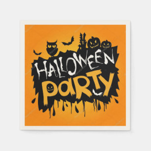 Happy Halloween Party Servet