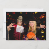 Happy Halloween Party Spooktacular Funny Pumpkins Kaart (Achterkant)