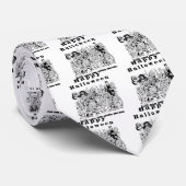 Happy Halloween Party Stropdas (Opgerold)