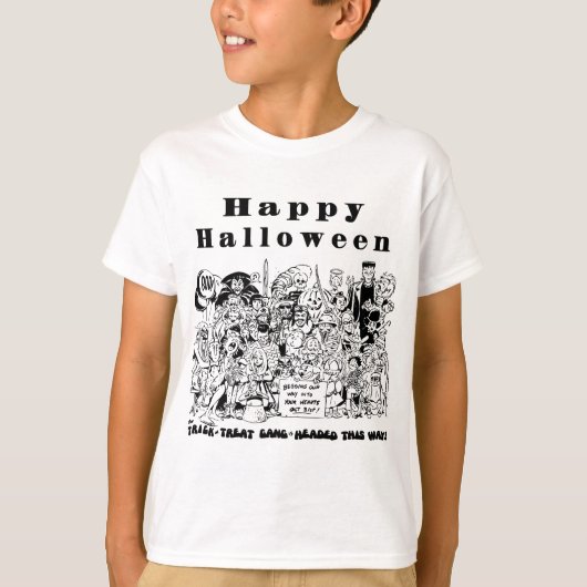 Happy Halloween Party T-shirt (Voorkant)