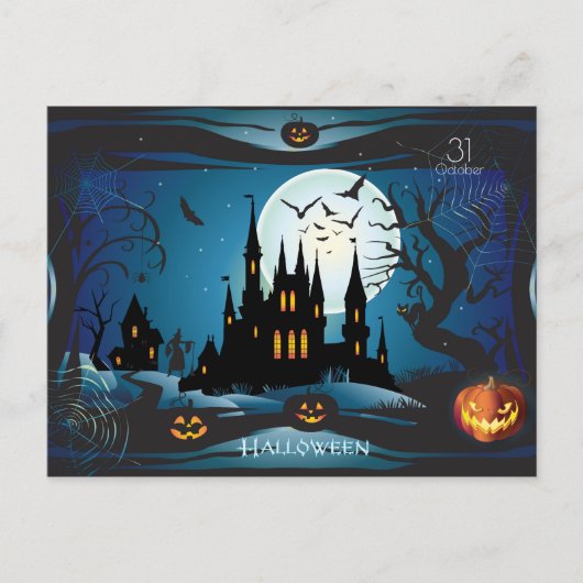 Happy Halloween Party "Treat of Trick" Briefkaart (Voorkant)