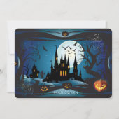 Happy Halloween Party "Treat of Trick" Feestdagenkaart (Voorkant)