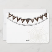 Happy Halloween Party "Treat of Trick" Feestdagenkaart (Achterkant)