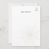 Happy Halloween Party "Treat of Trick" Kaart (Achterkant)