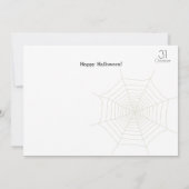 Happy Halloween Party "Treat of Trick" Kaart (Achterkant)