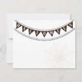 Happy Halloween Party "Treat of Trick" Kaart (Achterkant)