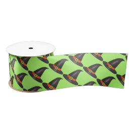 Happy Halloween Party Witch Costume Pet Green Satijnen Lint