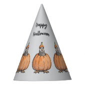 Happy Halloween Partyhütchen mit Taube Feesthoedjes (Voorkant)