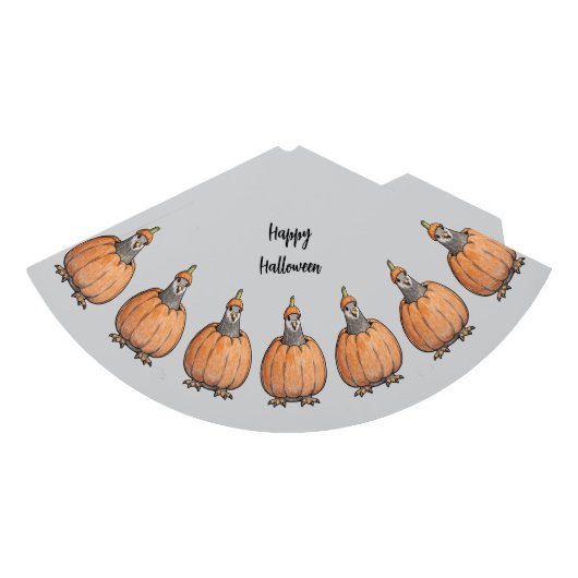 Happy Halloween Partyhütchen mit Taube Feesthoedjes (Voorkant)