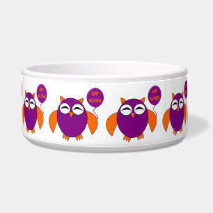 Happy Halloween PartyOwl Pet Bowl Voerbakje