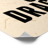 Happy Halloween | Pas op voor Dragons Poster (Hoek)